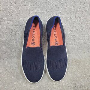 Rothy's The Sneaker Women's Size US 7 Maritime Navy Stitch Slip On Comfort Shoes
